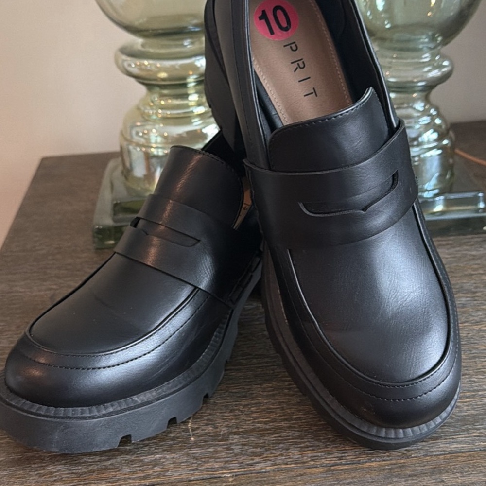 Black womens loafers